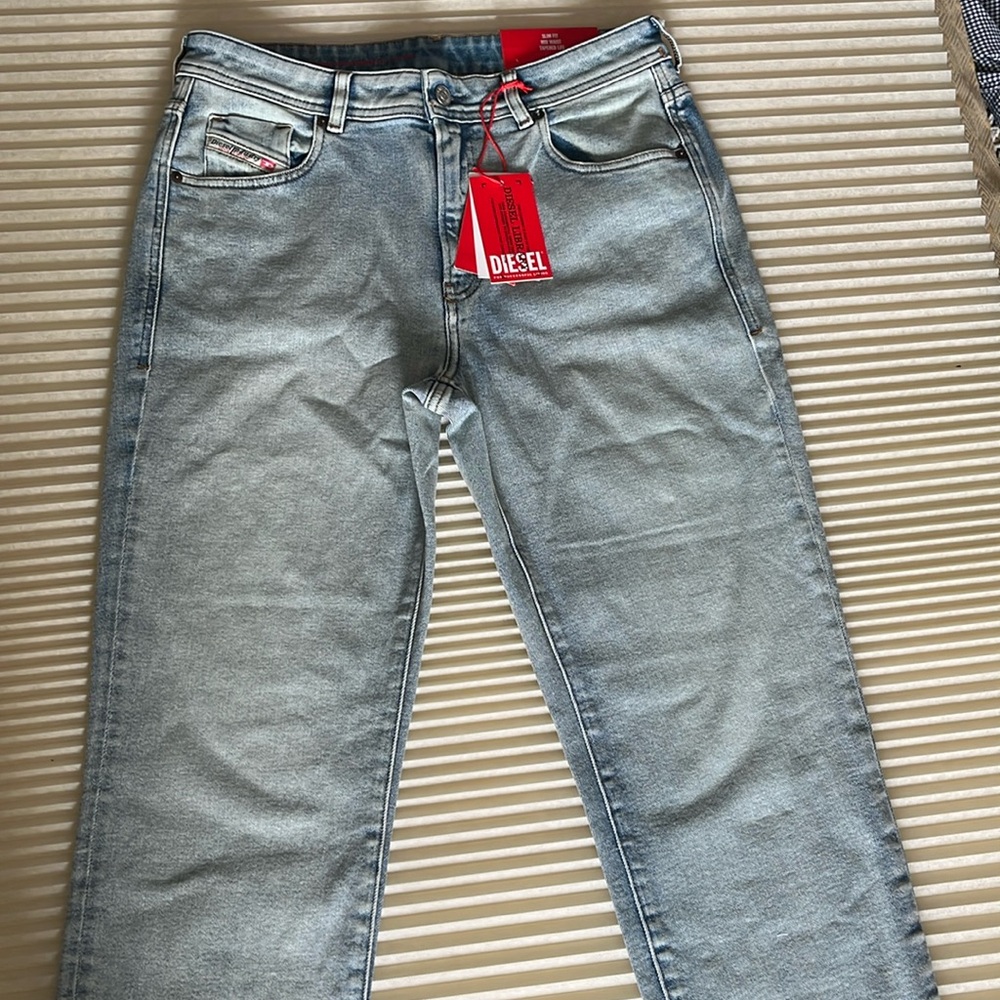 Diesel faded blue denim